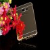Samsung Galaxy S6 Edge Plus - Shiny Mirror 2 in 1 Aluminium Bumper Protective Phone Cover Case - Gold